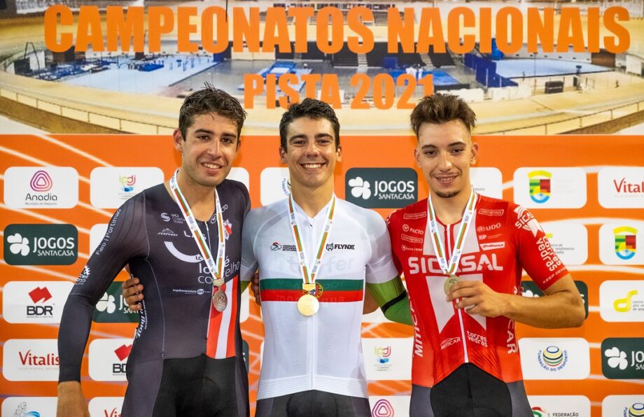 Campeões nacionais de omnium e madison coroados no Velódromo de Sangalhos