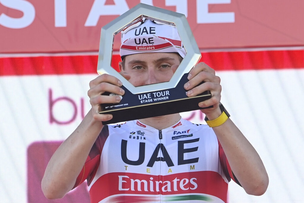 Tadej Pogacar novo líder do UAE Tour, Rúben Guerreiro quarto na etapa de hoje