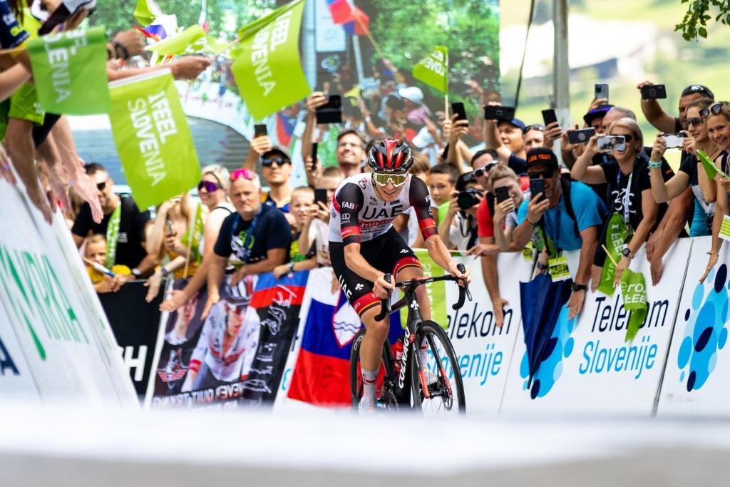 Tadej Pogacar vence terceira etapa e sobe à liderança da Volta à Eslovénia