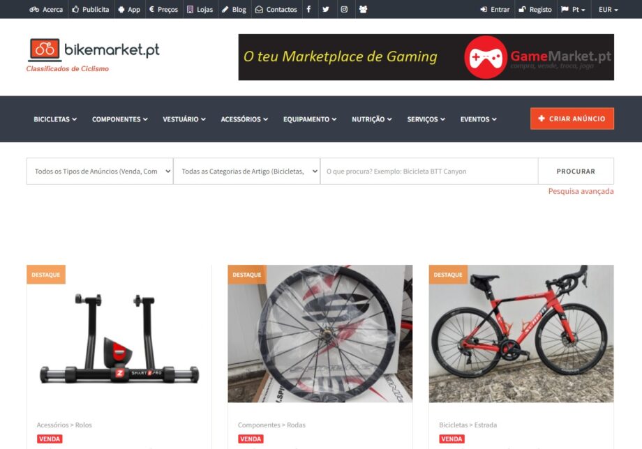 BikeMarket.pt – O Marketplace Português para Comprar e Vender Bicicletas