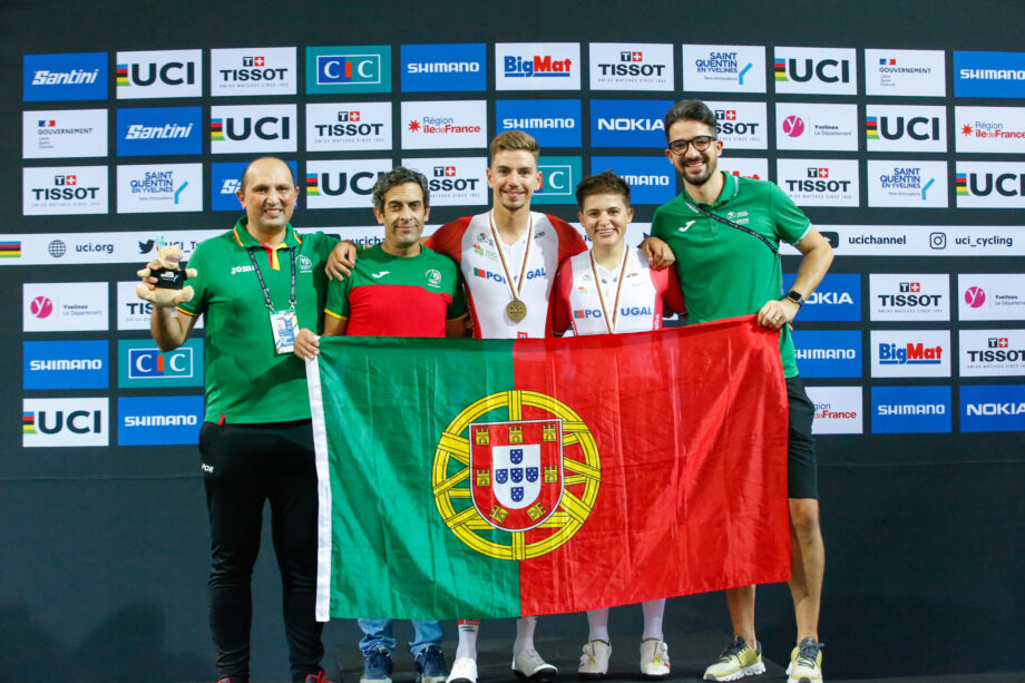 Portugal conquista duas medalhas de bronze em dia de sonho no Campeonato do Mundo de Pista