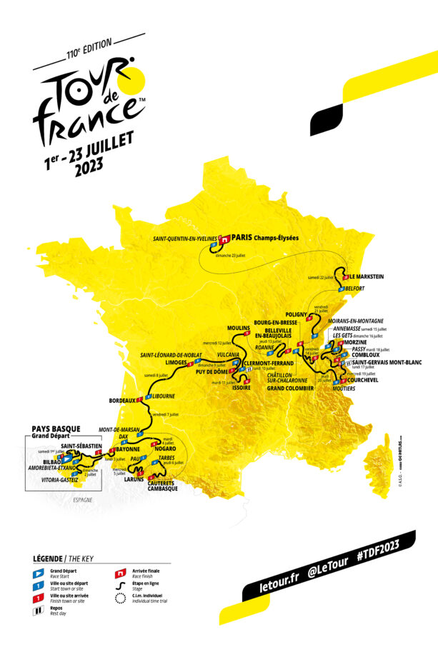 Volta a França regressa ao Puy de Dôme no percurso montanhoso de 2023